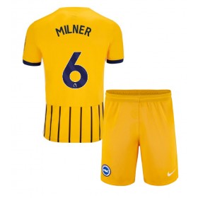 Brighton James Milner #6 Auswärtstrikot 2024-25 Kurzarm (+ kurze hosen)